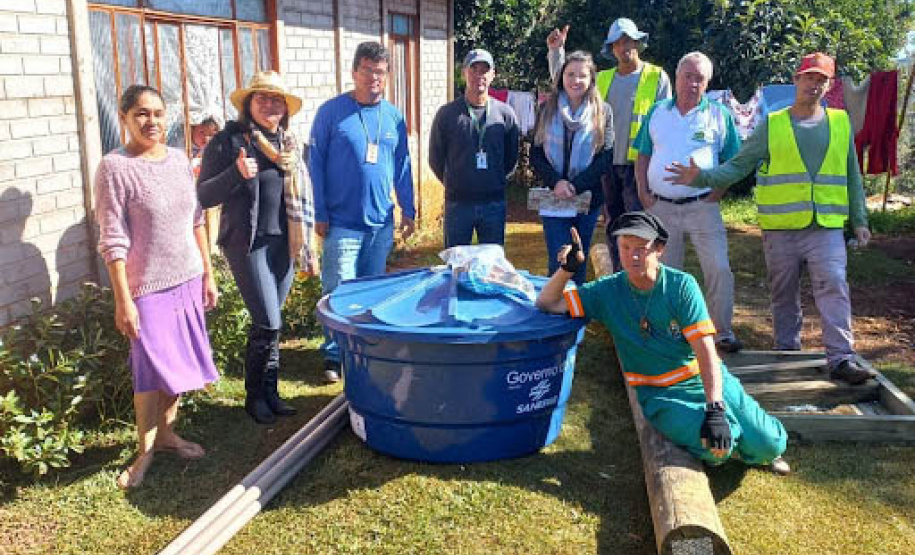 Quinta fase do projeto Caixa D’água Boa irá atender 2 mil famílias em 100 municípios paranaenses
