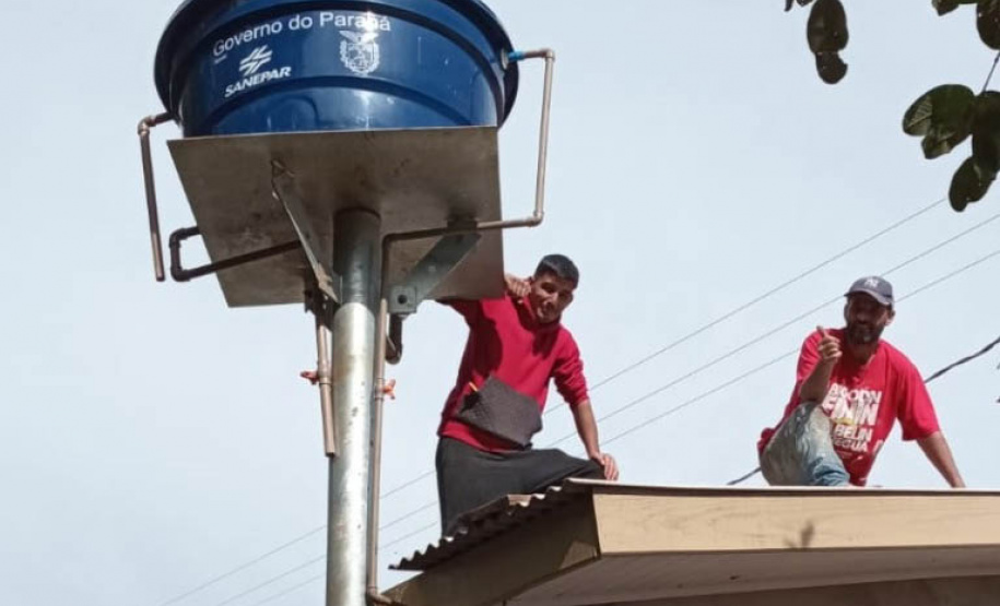 Quinta fase do projeto Caixa D’água Boa irá atender 2 mil famílias em 100 municípios paranaenses