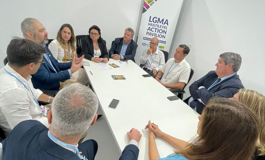 Comissão do Meio Ambiente do Codesul, no Egito, durante a realização do COP27