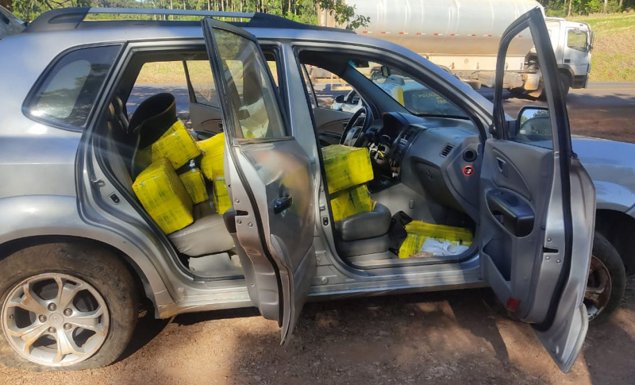 PMPR apreende adolescente com mais de 400 quilos de maconha em Real eza