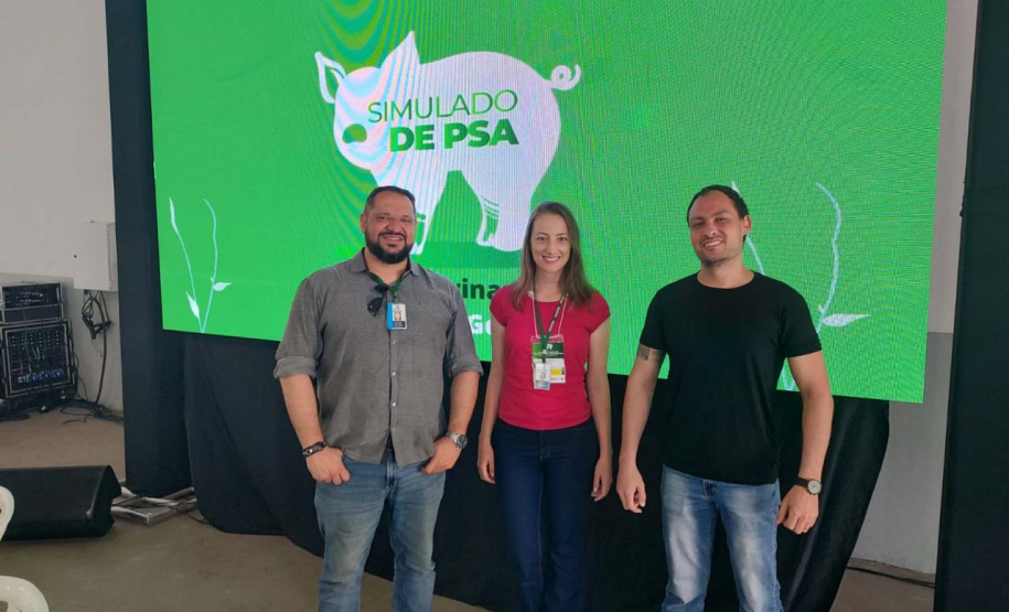 Adapar participa de simulado de emergência contra a peste suína africana