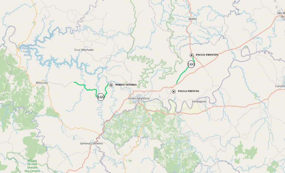 DER/PR prepara conservação de 49 km de rodovias rurais no Sul do estado
