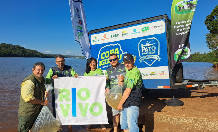 repovoamento de peixes nativos nas Bacias Hidrográficas do Paraná