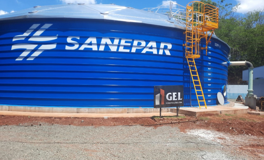 Obras da Sanepar avançam para mais que dobrar produção e reservação de água em Apucarana