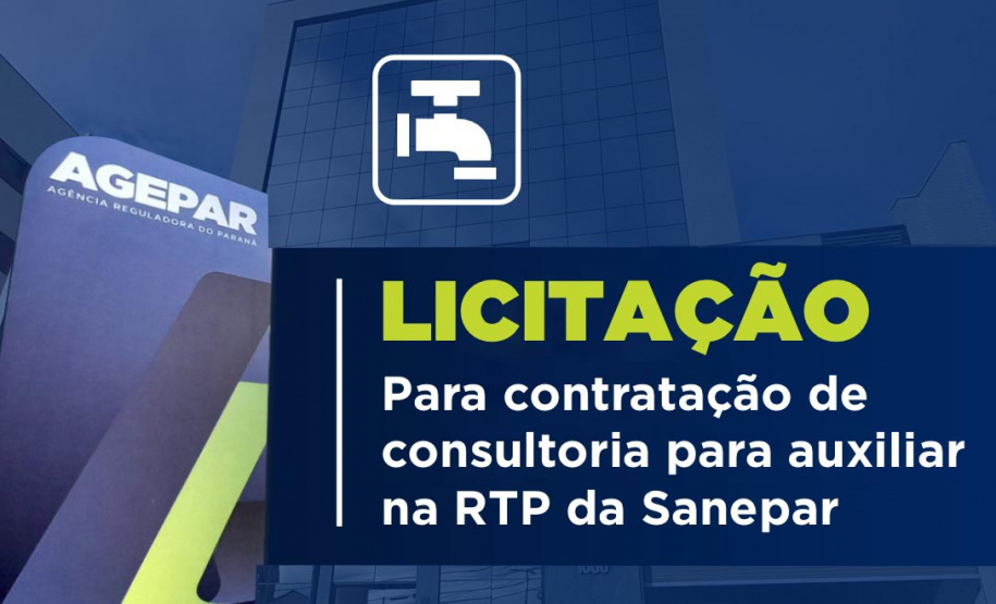 Agepar contrata consultoria para auxiliar na Revisão Tarifária Periódica da Sanepar