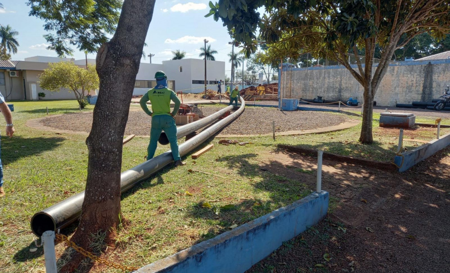 Obra da Sanepar amplia sistema de água em Assis Chateaubriand