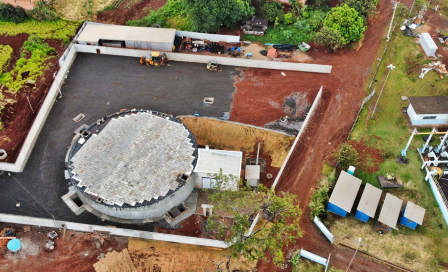 Obras da Sanepar avançam para mais que dobrar produção e reservação de água em Apucarana