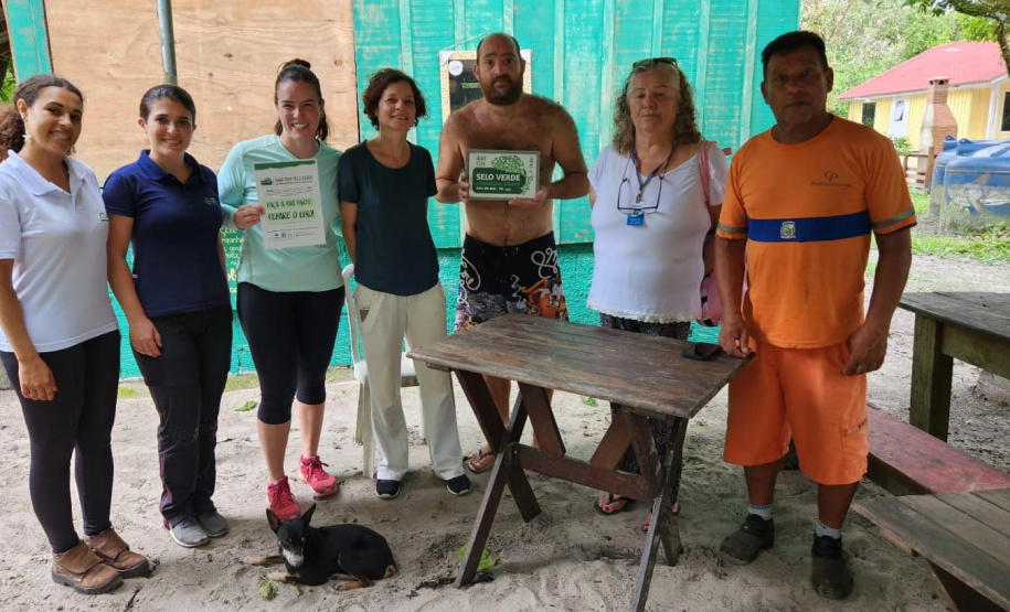 Mais seis estabelecimentos da Ilha do Mel recebem Selo Verde de proteção ao meio ambiente