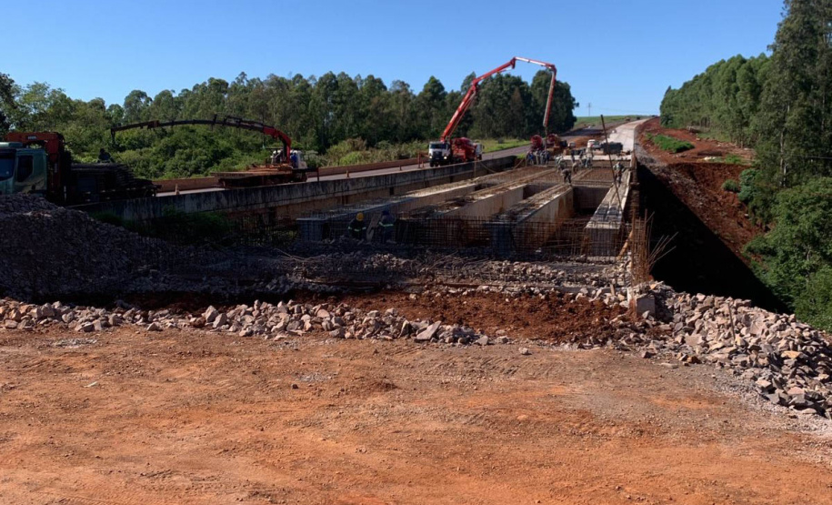 Duplicação do Contorno Oeste de Cascavel chega a 78% das obras executadas