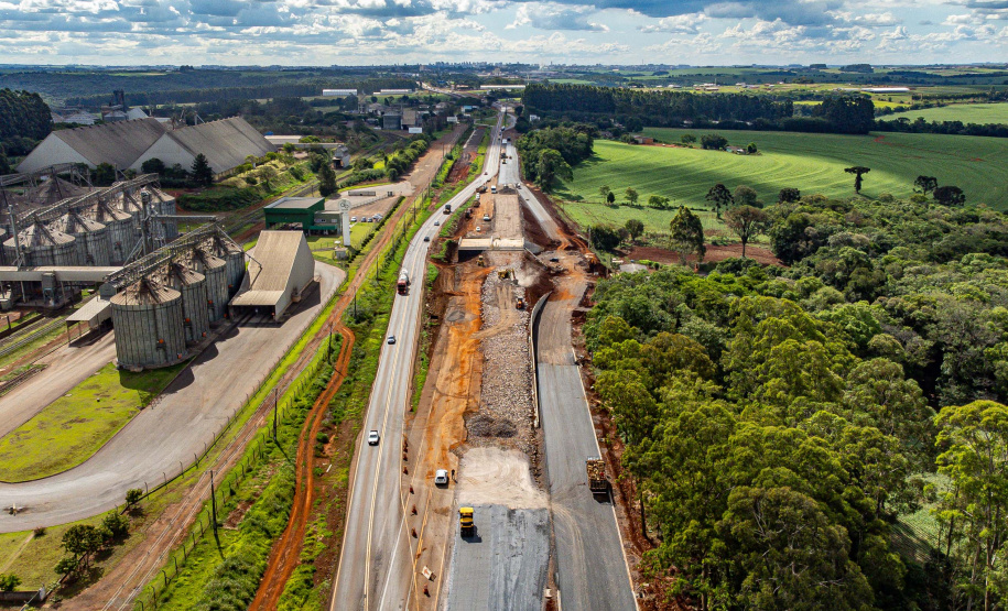 Cascavel, 29 de novembro de 2022 - Obras de duplicação da BR 277