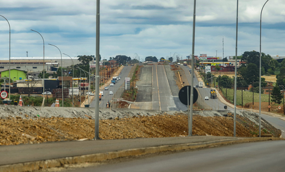Guarapuava, 29 de novembro de 2022 - Obras de duplicação da BR 277. Foto: Roberto Dziura Jr./AEN