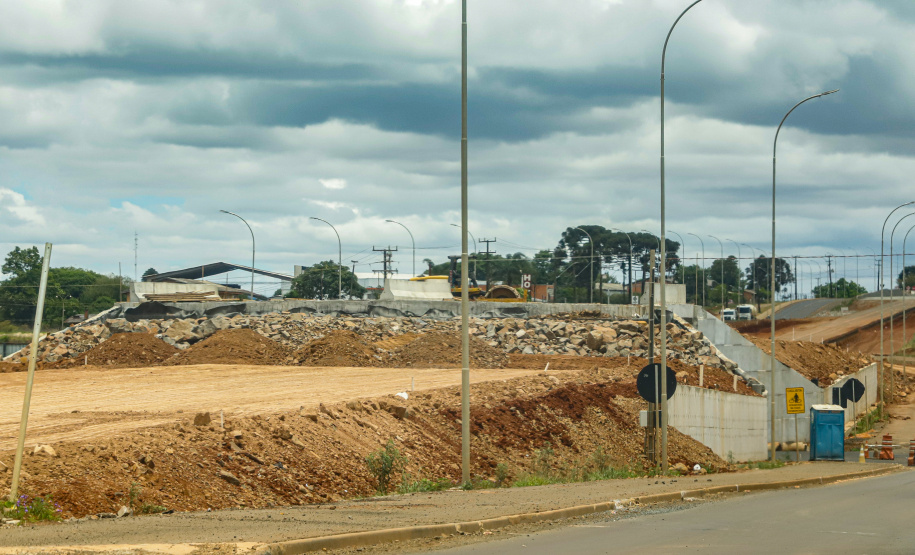 Guarapuava, 29 de novembro de 2022 - Obras de duplicação da BR 277. Foto: Roberto Dziura Jr./AEN