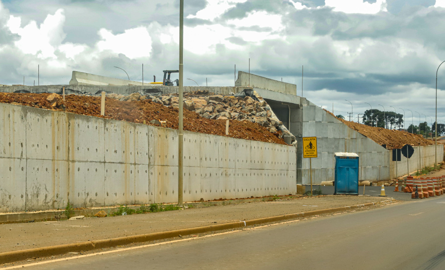 Guarapuava, 29 de novembro de 2022 - Obras de duplicação da BR 277. Foto: Roberto Dziura Jr./AEN