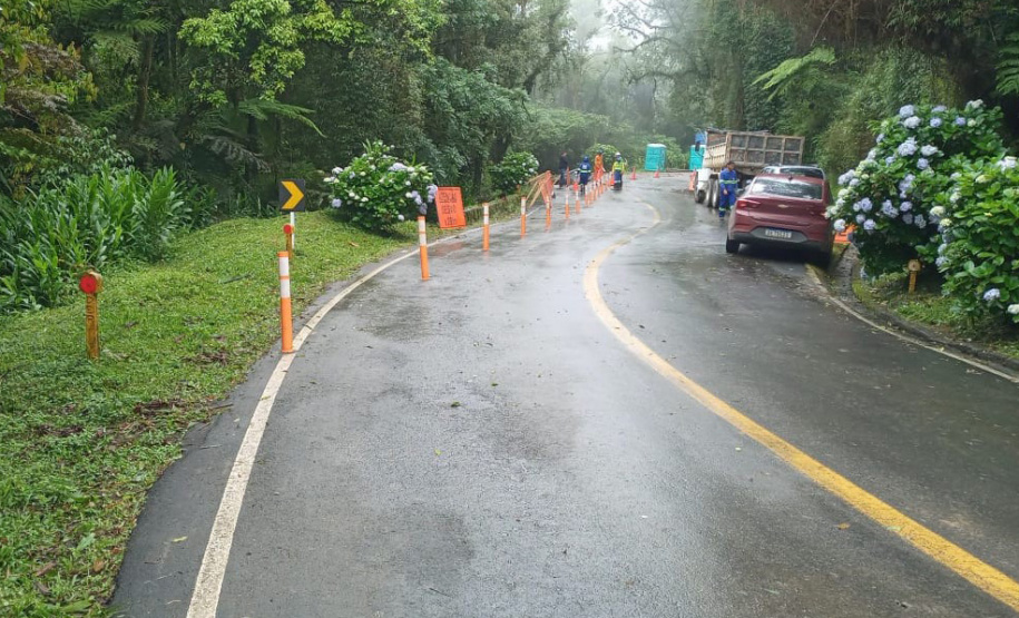 Estrada da Graciosa será parcialmente liberada nesta terça-feira, no início da tarde