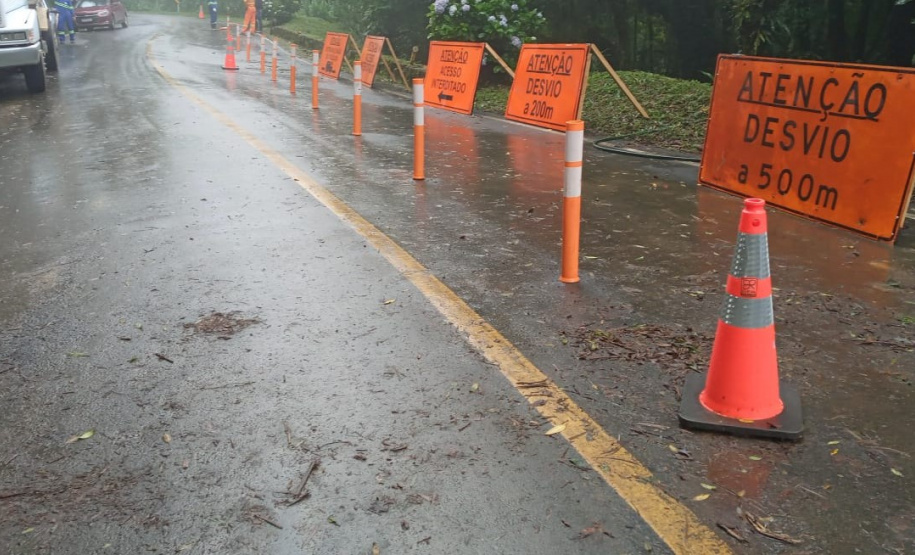 Estrada da Graciosa será parcialmente liberada nesta terça-feira, no início da tarde