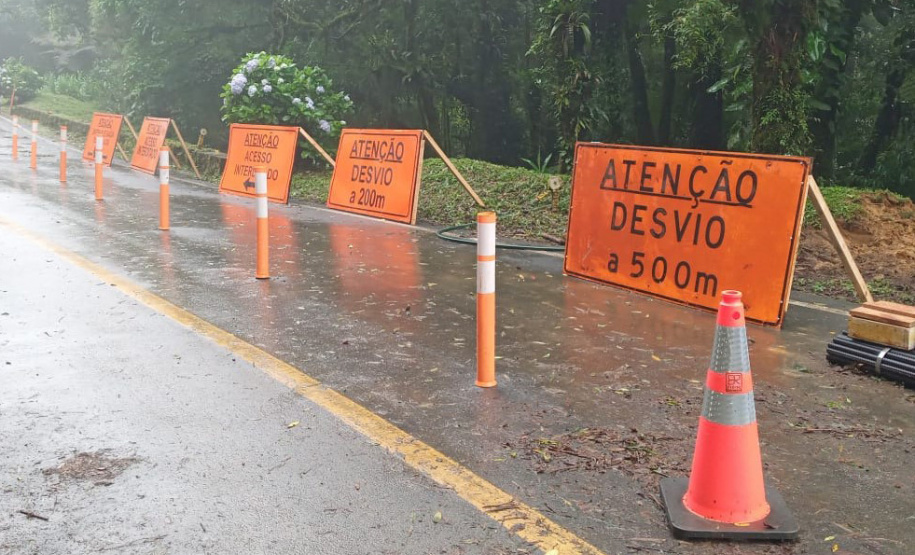 Estrada da Graciosa será parcialmente liberada nesta terça-feira, no início da tarde