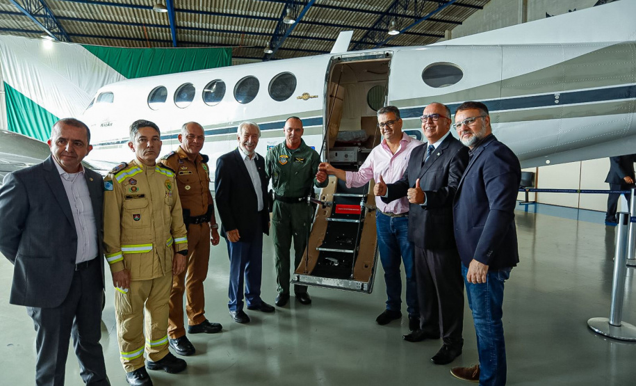 Governo reforça frota com nova aeronave para ampliar operações de saúde e segurança no Paraná