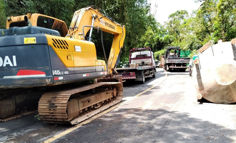 DER avança nos trabalhos para recuperação da Estrada da Graciosa