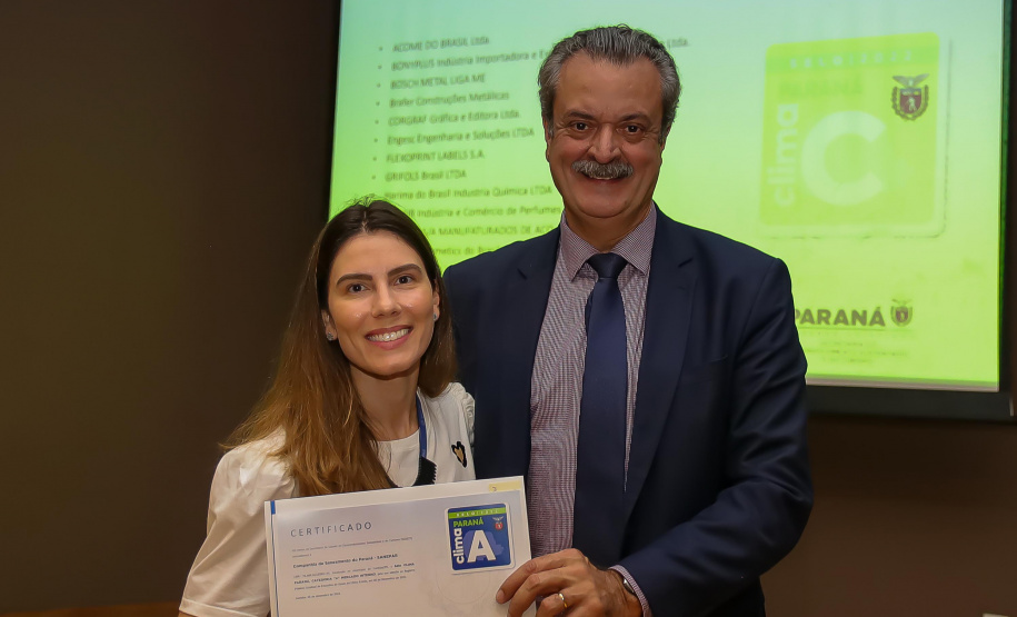 Selo Clima Paraná aponta redução de 39 mil toneladas de CO2 em 2021