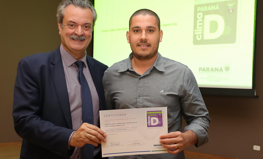 Selo Clima Paraná aponta redução de 39 mil toneladas de CO2 em 2021