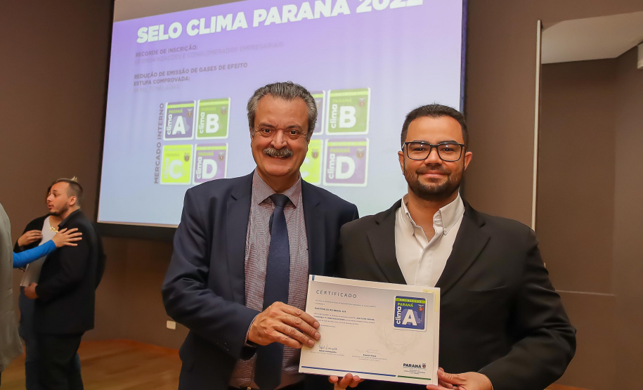 Selo Clima Paraná aponta redução de 39 mil toneladas de CO2 em 2021