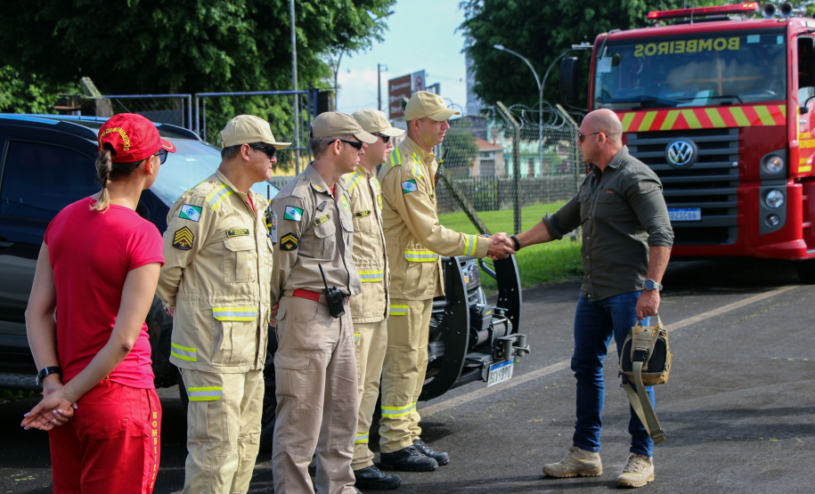 Secretário da Segurança Pública vistoria unidades das forças estaduais no Litoral