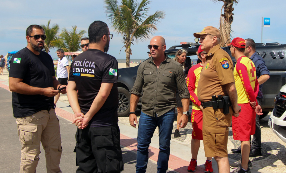 Secretário da Segurança Pública vistoria unidades das forças estaduais no Litoral