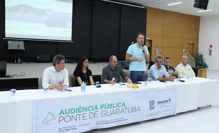 Segundo dia de audiência pública da Ponte de Guaratuba tem ampla participação popular