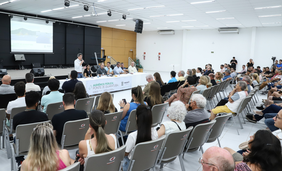 Segundo dia de audiência pública da Ponte de Guaratuba tem ampla participação popular