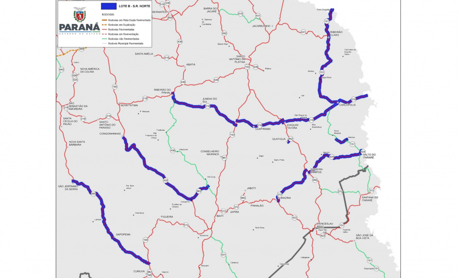 DER divulga nova etapa de licitação para obras no Norte Pioneiro
