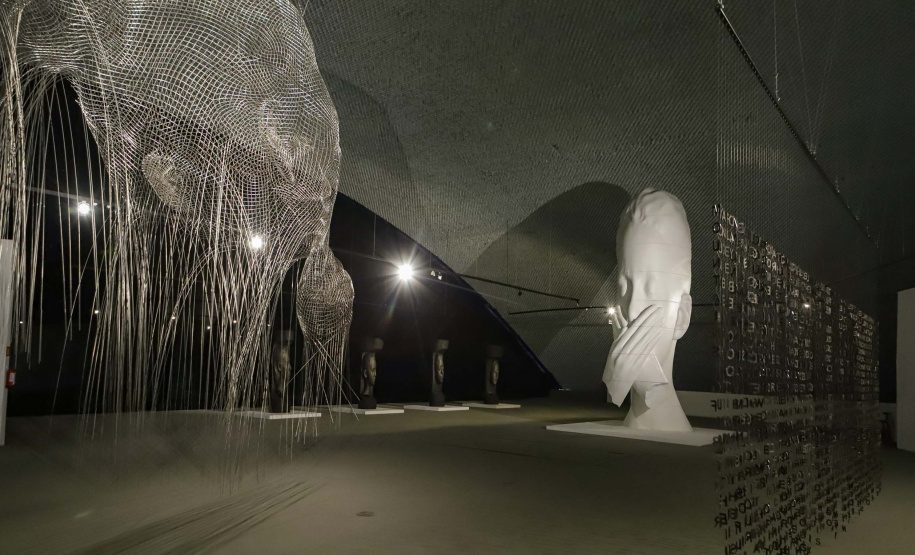 O público já pode conferir no espaço do Olho a exposição “Invisível e Indizível”, do artista espanhol Jaume Plensa.