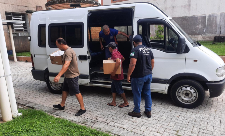 PCPR realiza entrega de doações em Morretes