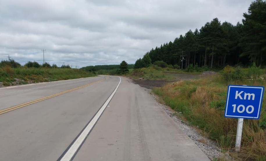 Com 90% da obra pronta, DER prevê concluir pavimento de concreto da PRC-280 ainda em 2022