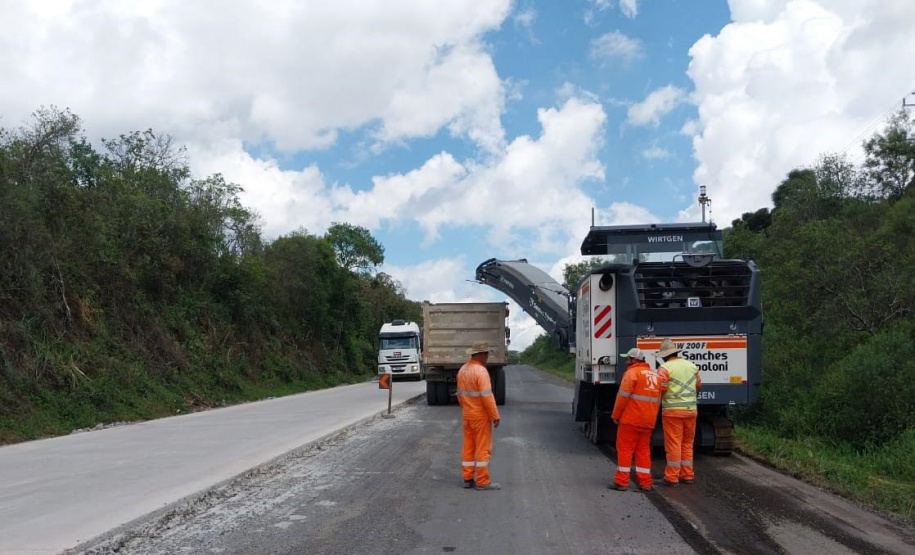 Com 90% da obra pronta, DER prevê concluir pavimento de concreto da PRC-280 ainda em 2022