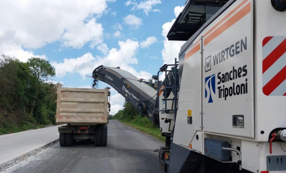 Com 90% da obra pronta, DER prevê concluir pavimento de concreto da PRC-280 ainda em 2022