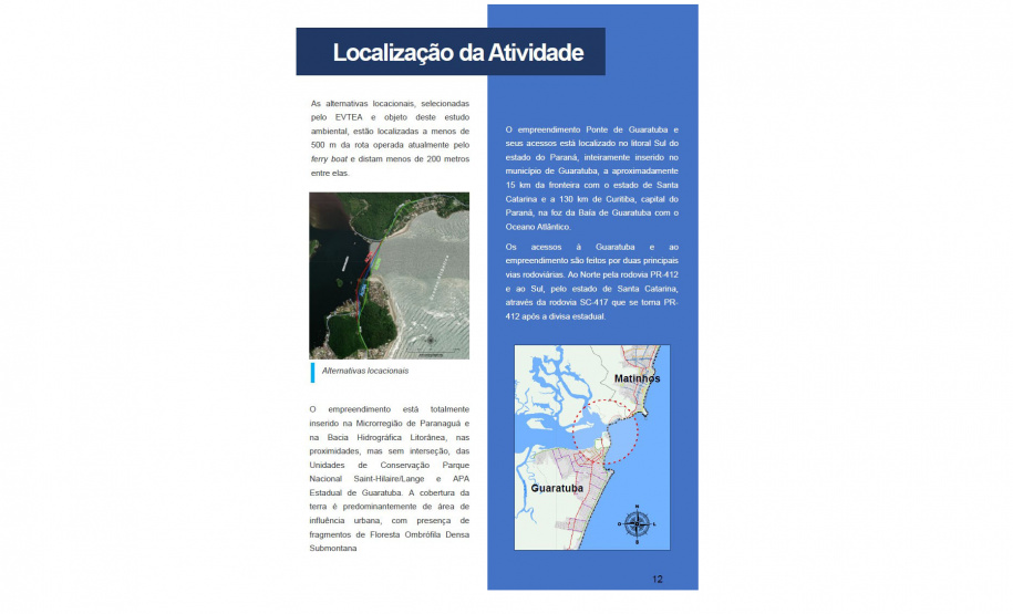 DER está com inscrições abertas para as audiências públicas da Ponte de Guaratuba