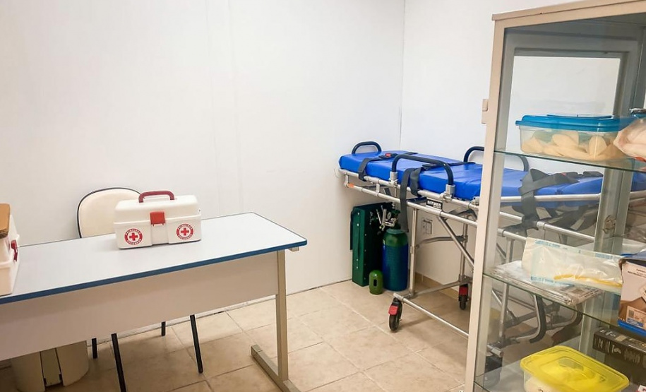 PCPR possui enfermaria e ambulância na ESPC