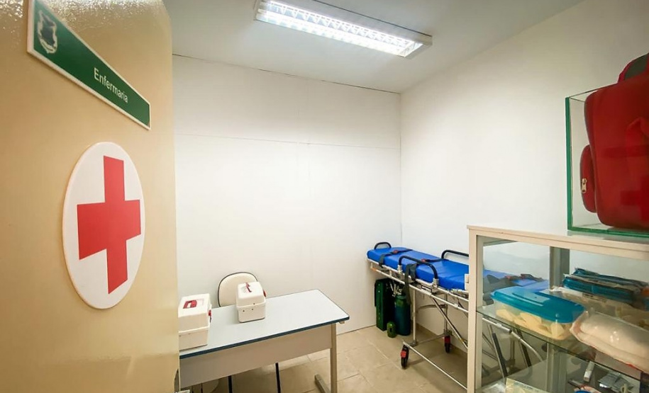PCPR possui enfermaria e ambulância na ESPC