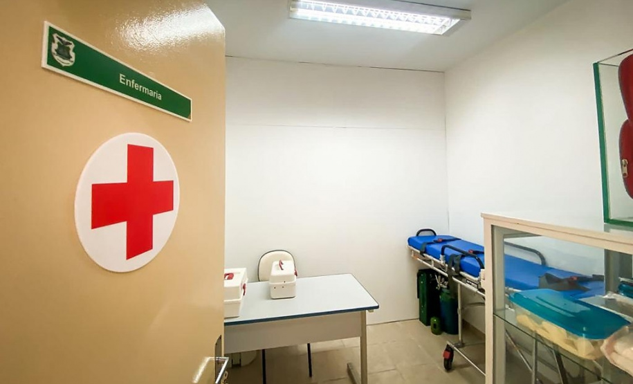 PCPR possui enfermaria e ambulância na ESPC