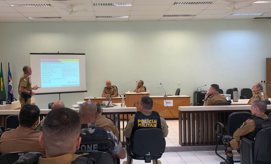 Em Matinhos, Polícia Militar reúne Comandantes para preparatório da Operação Verão -