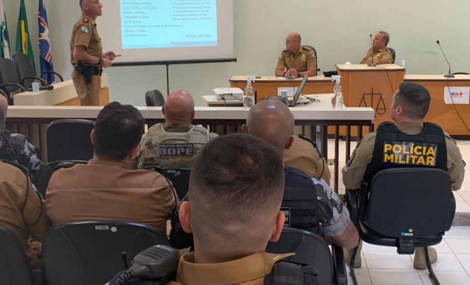 Em Matinhos, Polícia Militar reúne Comandantes para preparatório da Operação Verão -