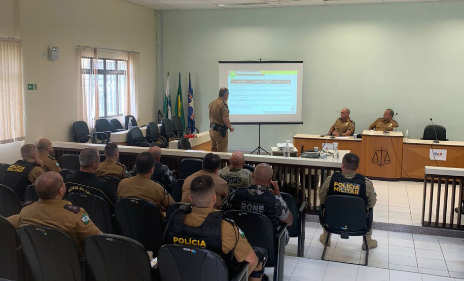 Em Matinhos, Polícia Militar reúne Comandantes para preparatório da Operação Verão -