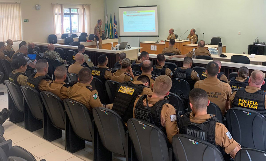 Em Matinhos, Polícia Militar reúne Comandantes para preparatório da Operação Verão -