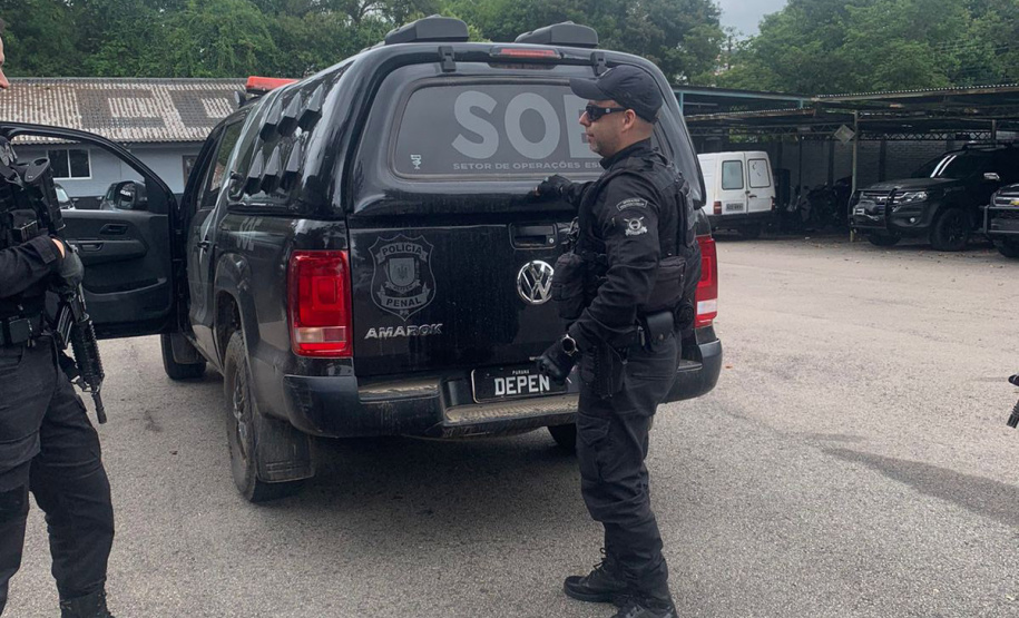 Policiais penais cumprem mandados de prisão durante Operação de Fiscalização da Divisão de Monitoração Eletrônica
