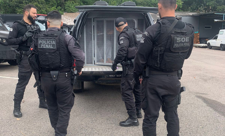 Policiais penais cumprem mandados de prisão durante Operação de Fiscalização da Divisão de Monitoração Eletrônica