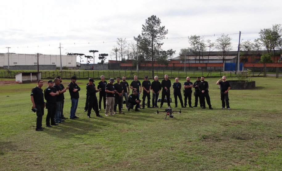 Polícia Penal do Paraná capacita servidores como operadores de aeronaves remotamente pilotadas