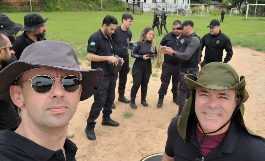 Policiais penais do Paraná participam de curso de drones em Minas Gerais