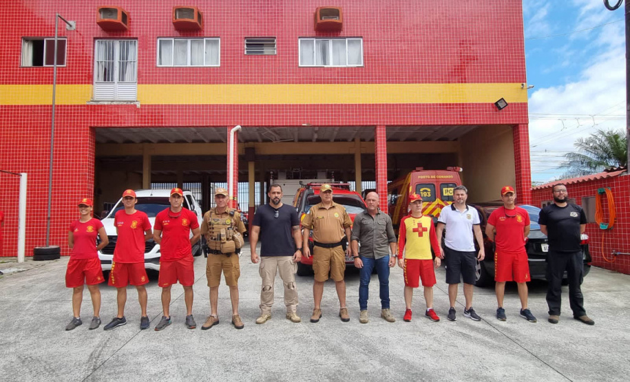 Secretário da Segurança Pública vistoria unidades das forças estaduais no Litoral