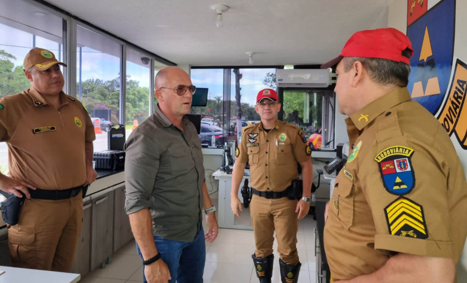Secretário da Segurança Pública vistoria unidades das forças estaduais no Litoral