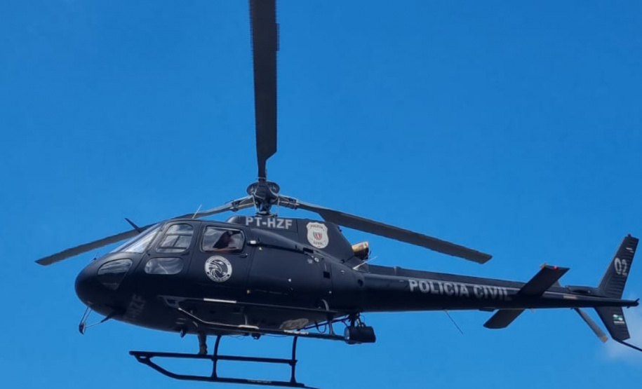 PCPR realiza voos especializados de polícia judiciária na Costa Noroeste durante Verão Maior Paraná